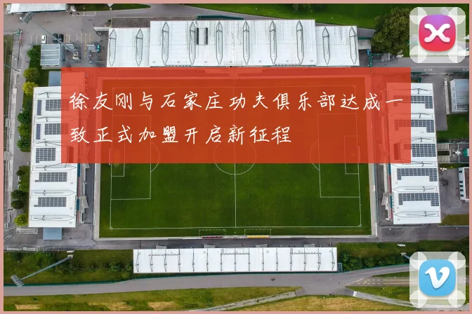 徐友刚与石家庄功夫俱乐部达成一致正式加盟开启新征程